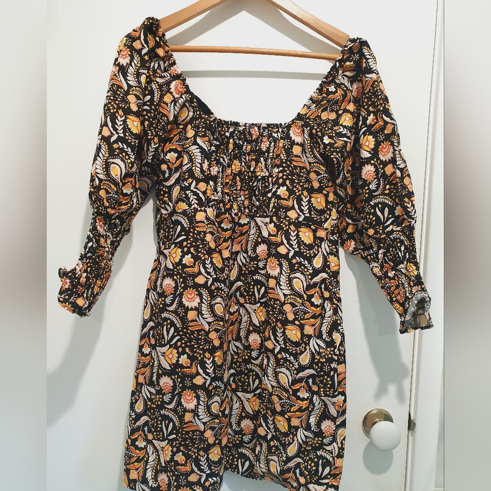 Seed Heritage size 8 puff sleeve dress - Picture 8 of 10